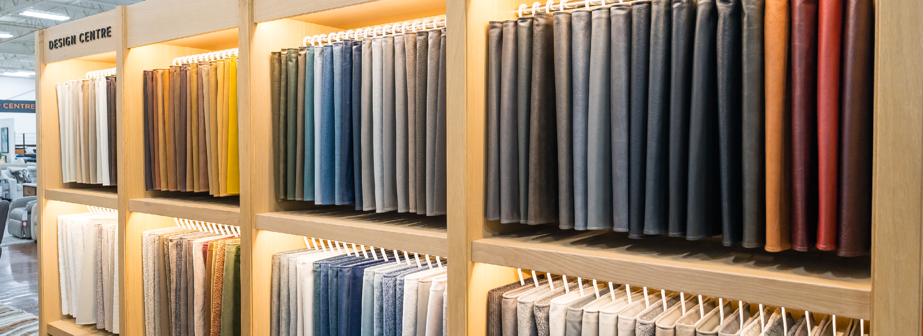 multi-color fabric wall
